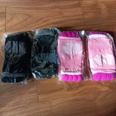 着圧ソックス黒２足.ピンク２足、合計４足セット