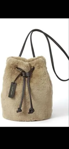 JILL STUART ベージュ ファー ショルダーバッグ