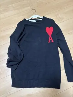 アミパリス 黒 ニット セーター