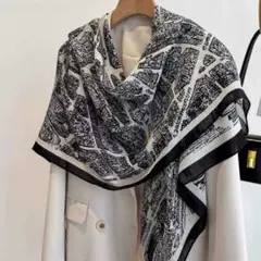 スカーフ　大判　130×130cm ショール　正方形　防寒　冷房対策　紫外線