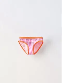 ZARA ザラ　コントラスト　ギンガムチェック　ビキニボトム　115