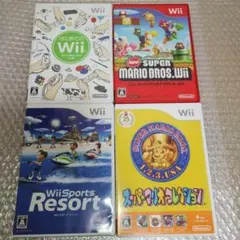 wiiソフト　まとめ売り　4枚セット　マリオコレクション