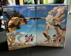 ワンピース 戦光絶景 ロブ・ルッチ モンキー・D・ルフィ フィギュア 2種セット