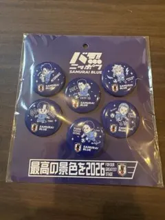 3COINS バッジセット サッカー日本代表 新品未開封のサムネイル