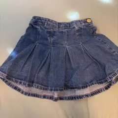 110cm デニム プリーツスカート　babygapのサムネイル