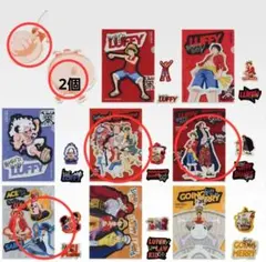 ワンピースカード1番くじルフィ2枚セット+I賞カードデザインステッカー ワンピース一番くじ ステッカー ルフィ ニカ｜Yahoo!フリマ（旧PayPay