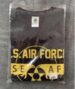 所さんの世田谷ベース　ニューエアフォースTシャツ ネイビーひび割れプリント XL