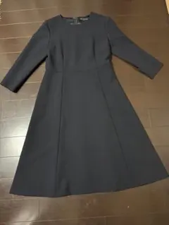23区 膝下ワンピース ネイビー 38