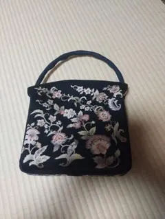 岡重　和装　ハンドバッグ
