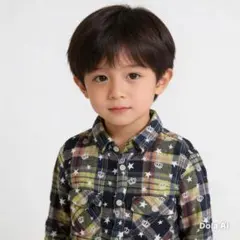 BABY DOLL 長袖シャツ チェック柄