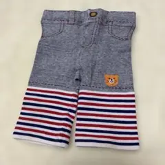 hot Biscuits クマ刺繍カジュアルパンツ