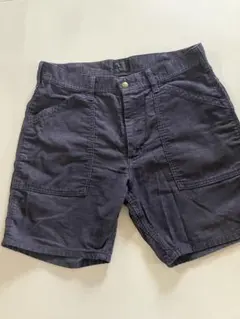 Lee ★コーデュロイ ショートパンツMサイズネイビー
