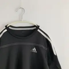 90s~ ヴィンテージ レトロ 古着 adidas アディダス 半袖Tシャツ 黒