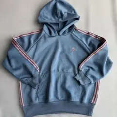 マーキーズ　ラインパーカー　美品　ブルー　130 最終値下げ！