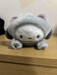 ポチャッコ 猫 ネコ 寝そべり　ねそべり マスコットホルダー　サンリオ　#1