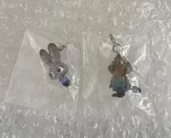 ズートピア2 めじるしアクセサリー 未開封カプセルトイ　ガチャガチャ 2個セット