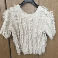 DRESSTERIOR ドレステリア 2WAY フリンジ カーディガンサイズ36のサムネイル