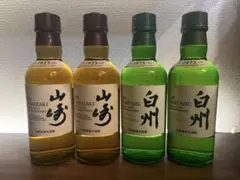 白州ミニボトル（180ml）4本セット サントリー 白州180ml ミニボトル 4本まとめ売り - メルカリ