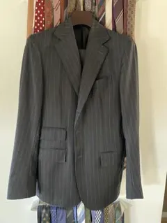 De Petrillo/デペトリロ チョークストライプウールスーツ 48