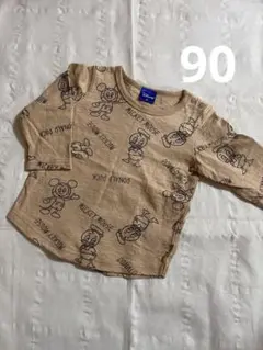 ディズニー ミッキー ロンＴ 90サイズ