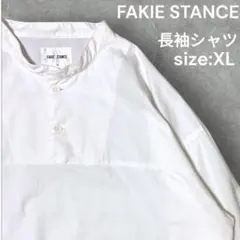 【人気】FAKIE STANCE 長袖シャツ スタンドカラー size:XLのサムネイル