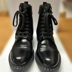 PRADA レースアップブーツ ブラック 極美品のサムネイル