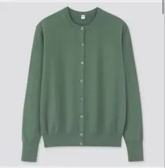 UNIQLO UVカットスーピマコットンクルーネックカーディガン