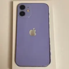 iPhone 12 mini 64GB パープル 箱付 最大容量78%