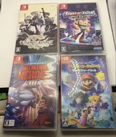 【4本セット】Nintendo Switch ソフト マリオ+ラビッツ 他