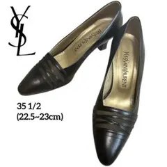 Yves Saint Laurent ポインテッドトゥ ブラック　23cmのサムネイル