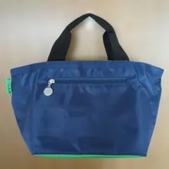 KALDI トートバッグ ネイビー/グリーン