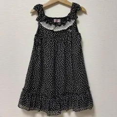 mezzo piano ハート柄ノースリーブワンピース120