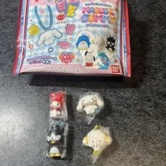 サンリオキャラクターズ マスコット＆グミ ストラップ 4種 ※グミなし