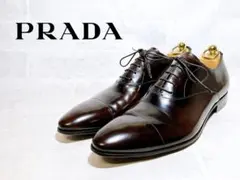 正規品【極美品】PRADA ストレートチップ ビジネスシューズ 本革 UK7