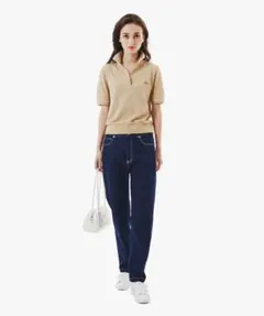 プレーンデニム テーパードパンツのサムネイル