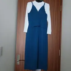 CECIL McBEE ペプラム キャミワンピース ロングワンピース