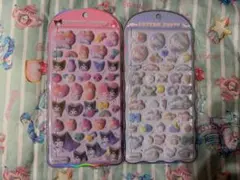 【正規品】コットンパフィーシール　サンリオ　2個セット