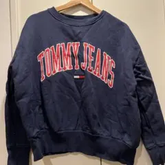 TOMMY JEANS ネイビー トレーナー Mサイズ