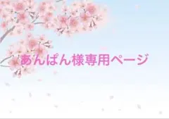 あんぱん様専用ページ