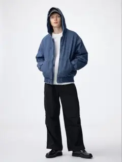 【GU】スーパーワイドカーゴパンツ XSサイズ　※値下げ交渉可能