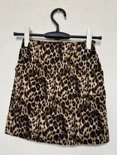 GRL ヒョウ柄ミニスカート　S