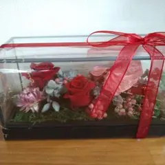 タイムセール★プリザーブドフラワーアレンジメント 20✕9✕10.5　ラッピング