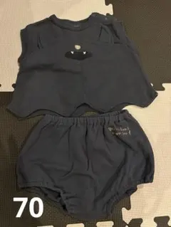 バースデイ tete a tete ベビー服 セットアップ 70cm コウモリのサムネイル