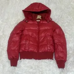 【希少】Tommy girl レッドダウンジャケット S/Pトミー
