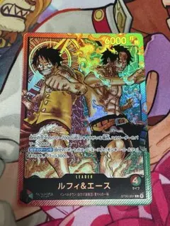 ワンピースカード ルフィ＆エース st30-001 ジンベエパラレル　ドンカード