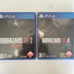 PS4バイオハザードRE:2 Z VER PS4バイオハザード RE:4 通常版