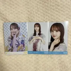 乃木坂46 佐藤楓 生写真3枚まとめ売り
