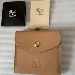 イルビゾンテ　がま口　財布　ヌメ