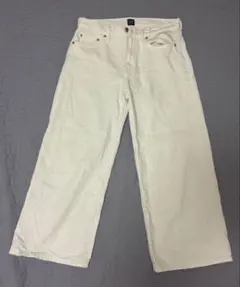 GAP ワイドレッグ　ホワイト デニム 26Pのサムネイル