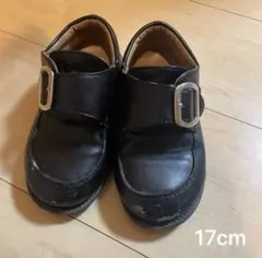 卒園式　ローファー キッズ 黒 発表会 結婚式 フォーマル　17.0cm